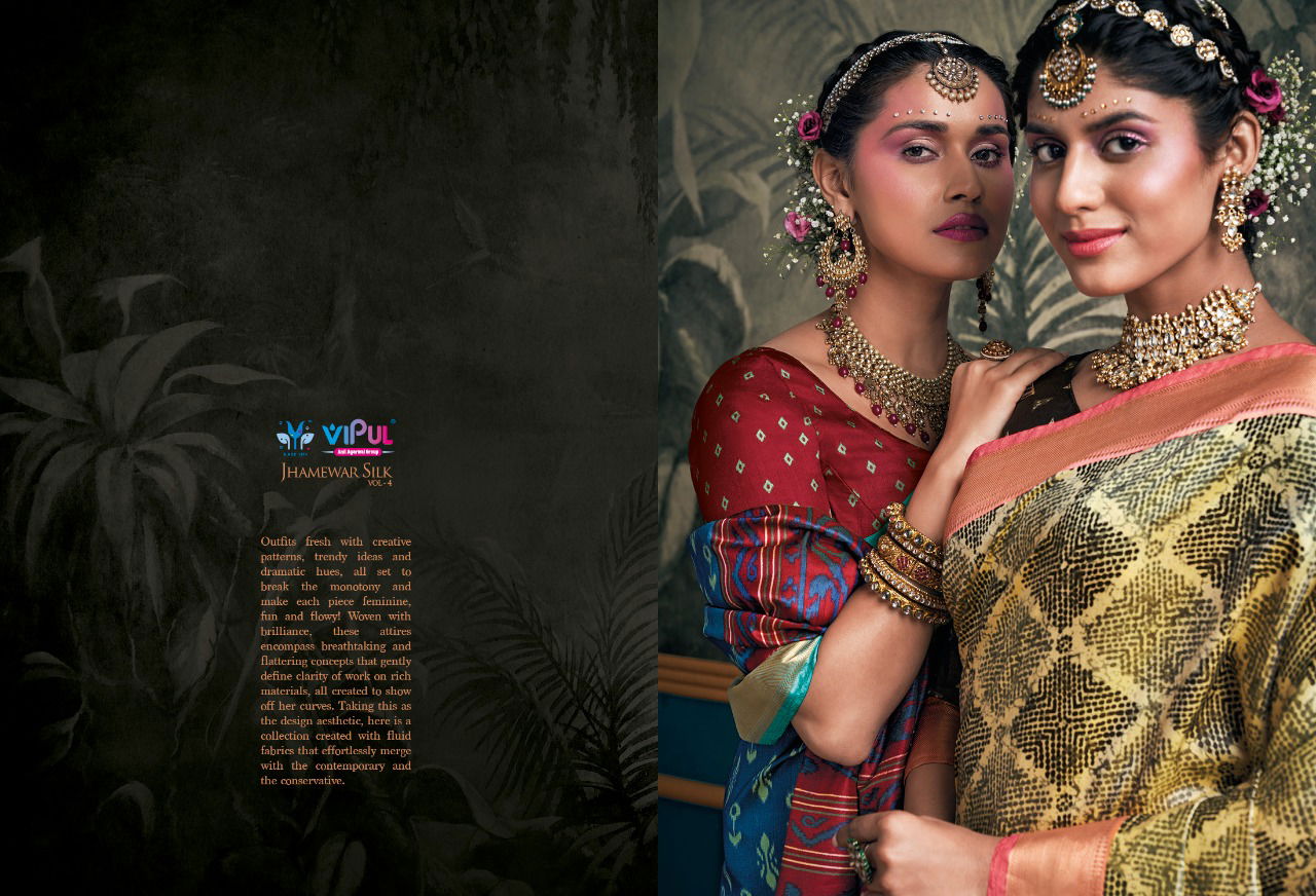 Vipul Jhamewar silk Festive Wear Wholesale Silk Saree Catalog